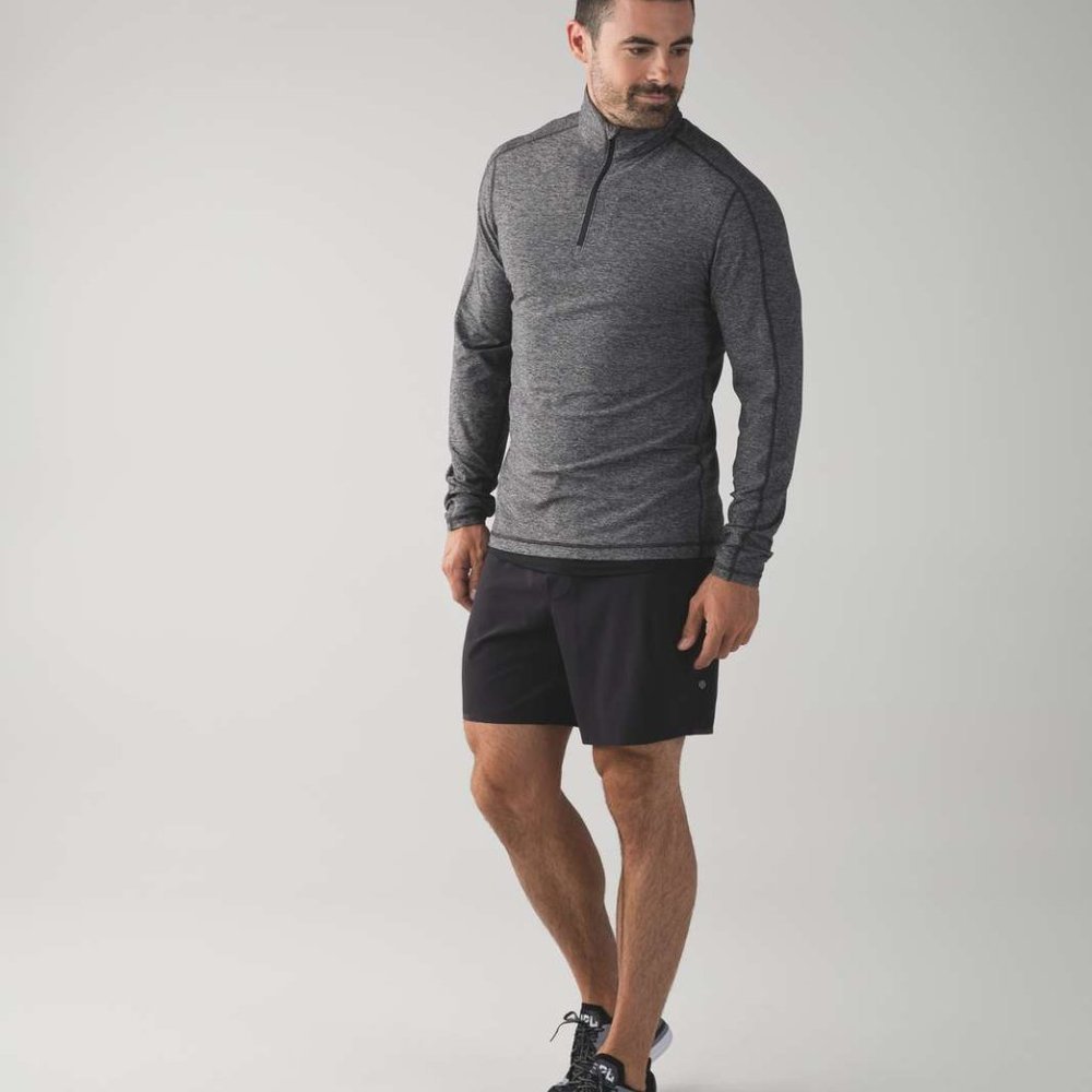 Lululemon Surge Warm 1/2 Zip Gray, Medium, EUC